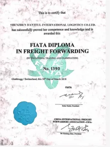 FIATA Certification