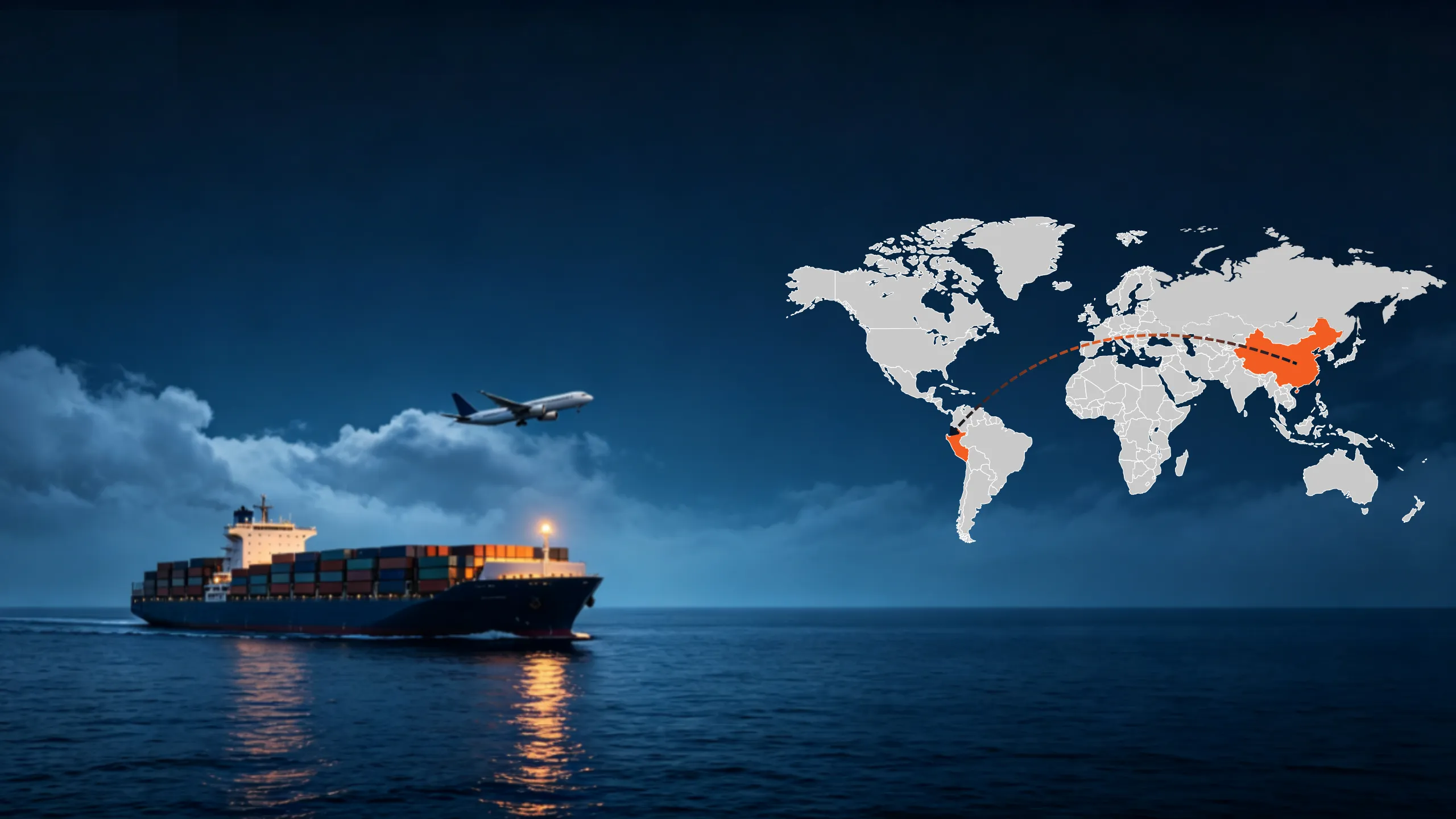 Shipping from China to Peru