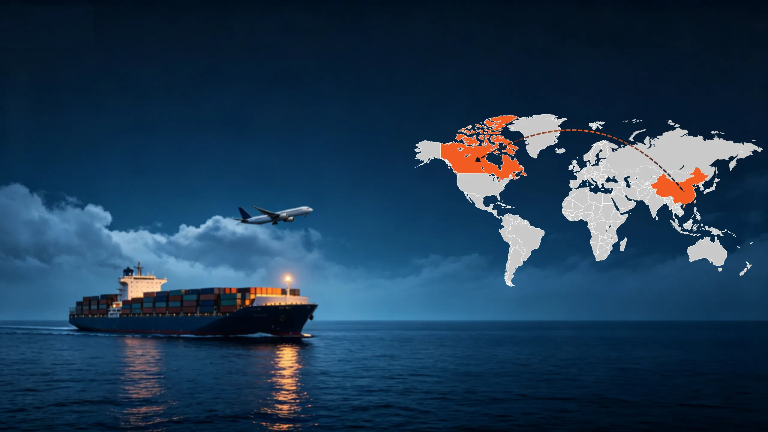 Shipping from China to Canada