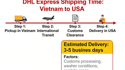 Tiempo de Envío de DHL Express de Vietnam a EE. UU.