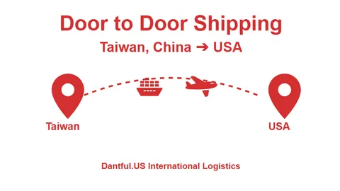 Door to door shipping from Taiwan to USA