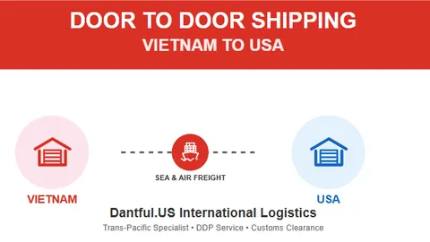Door to door shipping from Vietnam to USA