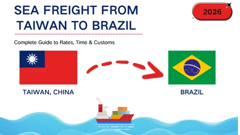 Sea Freight from Taiwan to Brazil
