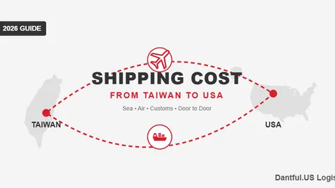 Shipping cost from Taiwan to USA
