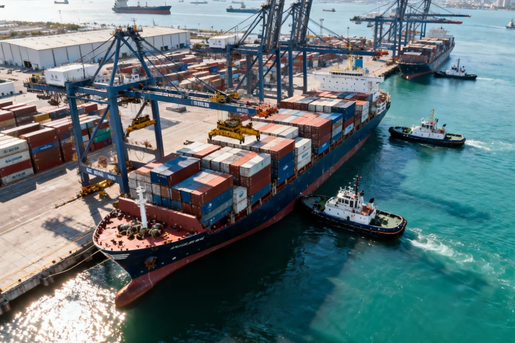 Port to port shipping From Shanghai to Long Beach