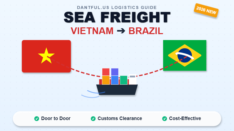 Sea Freight from Vietnam to Brazil