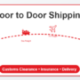 Door to door shipping from Taiwan to Brazil