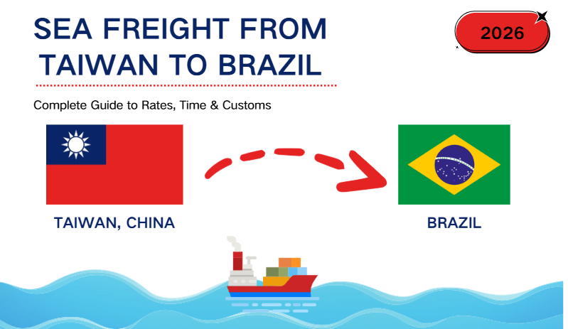 Sea Freight from Taiwan to Brazil