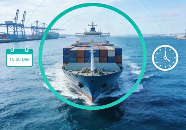 How long does sea shipping take from China to Canada