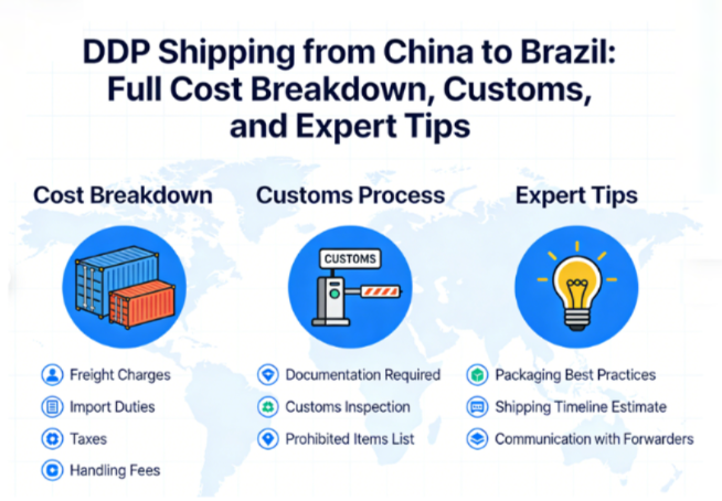 DDP shipping from China to Brazil: Full Cost Breakdown, Customs, and Expert Tips