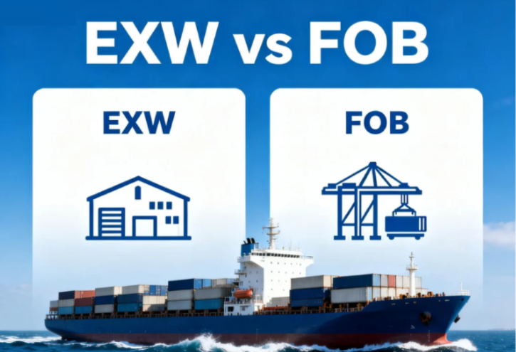 EXW vs FOB Explained: Cost, Risk, and Responsibility Comparison