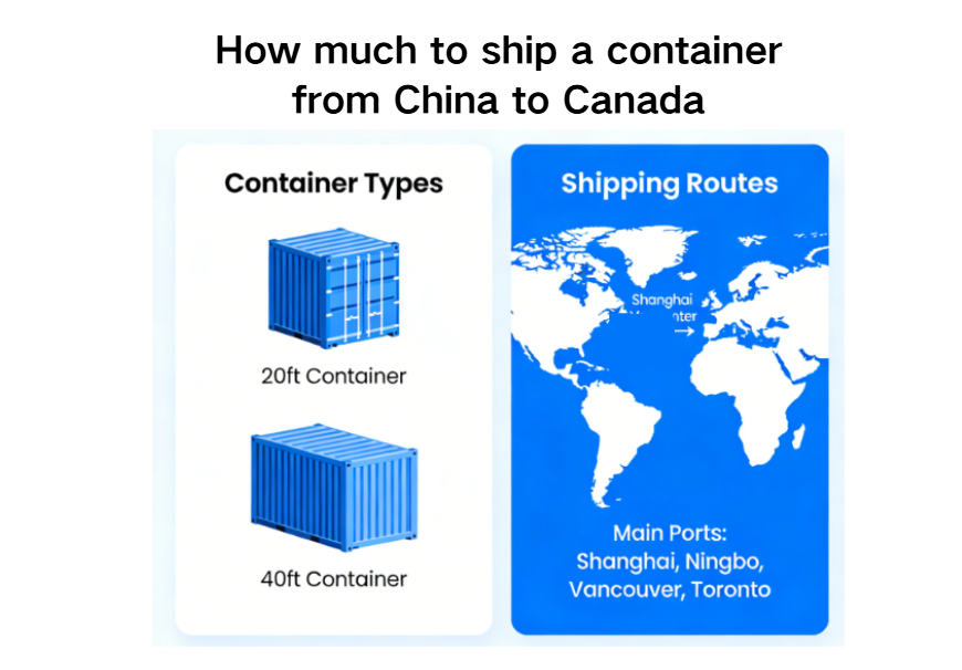 How much to ship a container from China to Canada
