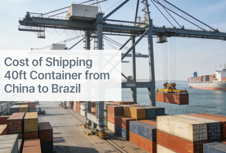 Cost of Shipping 40ft Container from China to Brazil