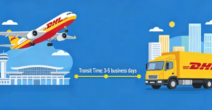 How much is DHL shipping from China to Mexico