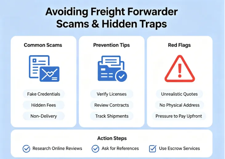 The Ultimate 2026 Guide to Avoiding Freight Forwarder Scams & Hidden Traps